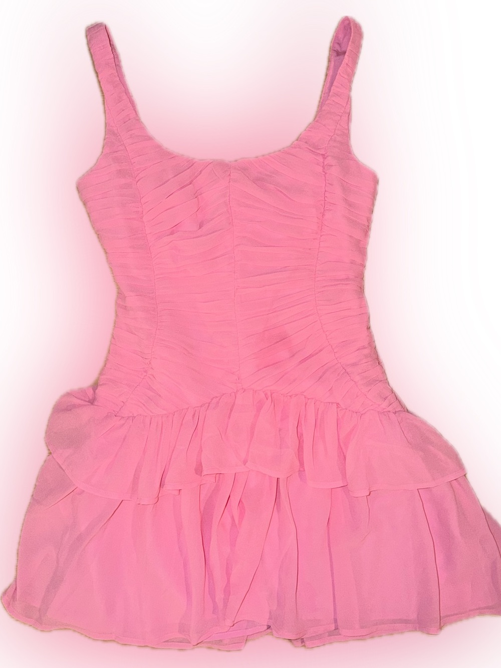 Women’s Pink Ruffled Dress